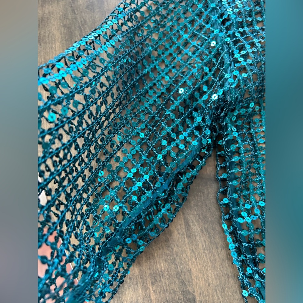 Pilcro Long-Sleeve Sequin Top by Antropologie 💚⭐️⭐️ - Picture 10 of 12